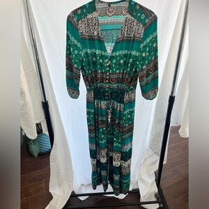 Womens long boho dress